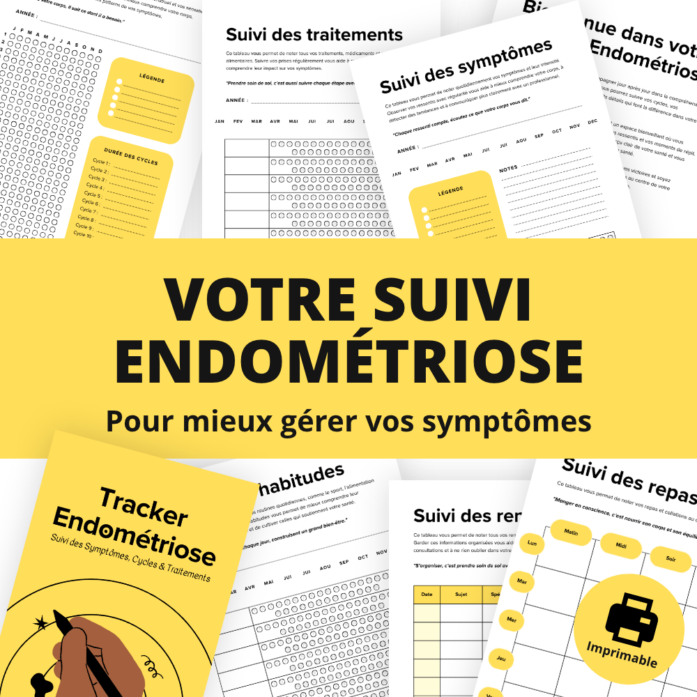 Tracker Endométriose | Suivi des Symptômes, Cycles & Traitements Madame Patch
