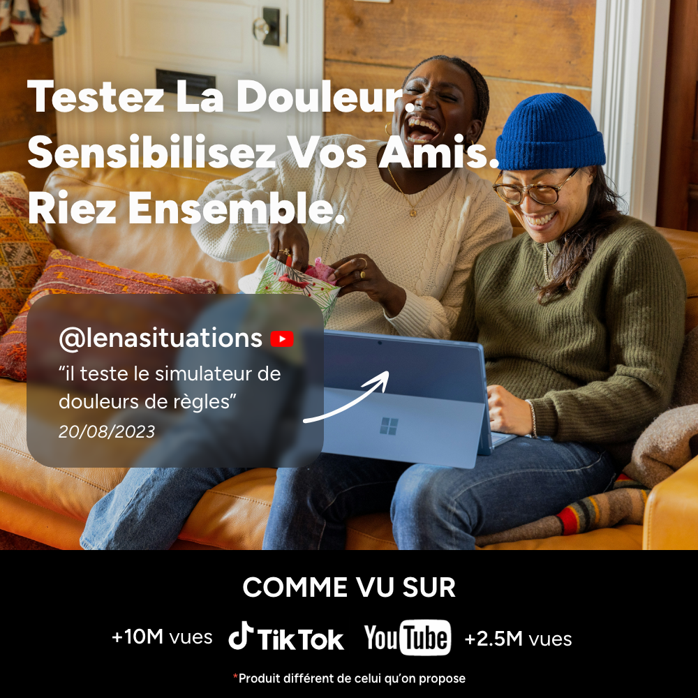 Simulateur de Douleurs de Règles Madame Patch