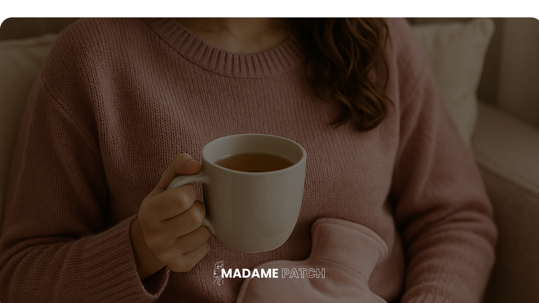 femme qui a ses règles douloureuses