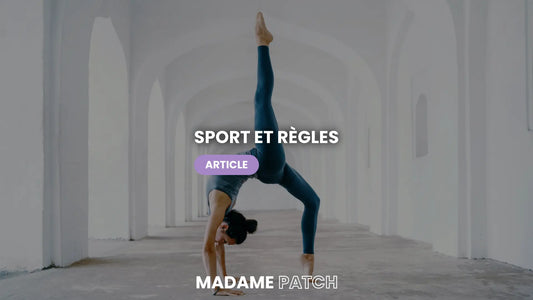 Femme qui fait du sport avec règles douloureuses