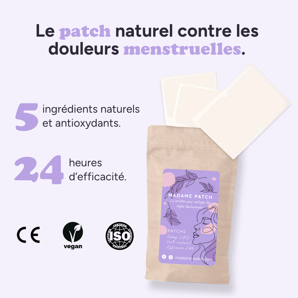 Pack Harmonie - Crampes apaisées & sérénité du cycle Madame Patch
