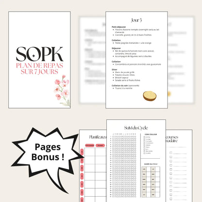 Plan alimentaire SOPK & liste aliments IG bas Madame Patch