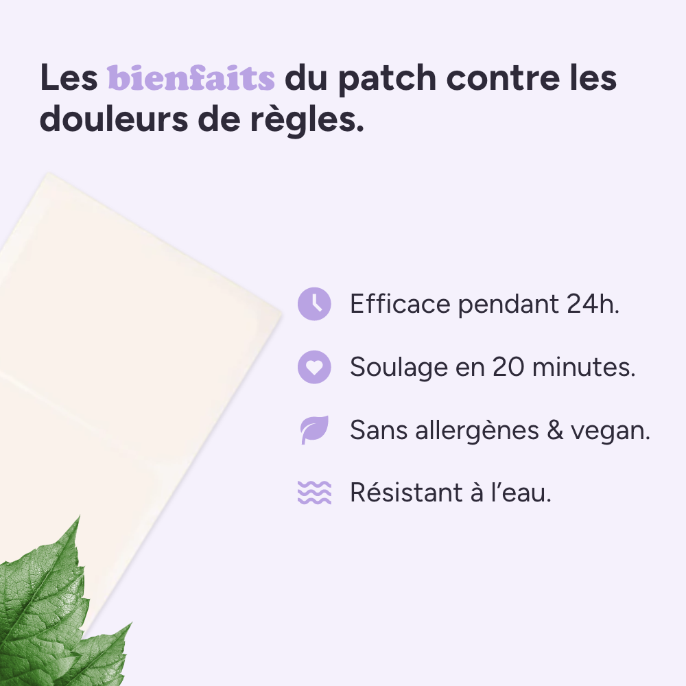 Pack Harmonie - Crampes apaisées & sérénité du cycle Madame Patch