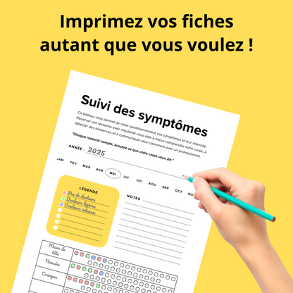 Tracker Endométriose | Suivi des Symptômes, Cycles & Traitements Madame Patch