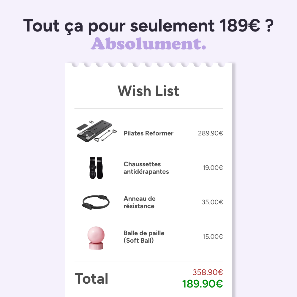 Pilates Reformer Pliable