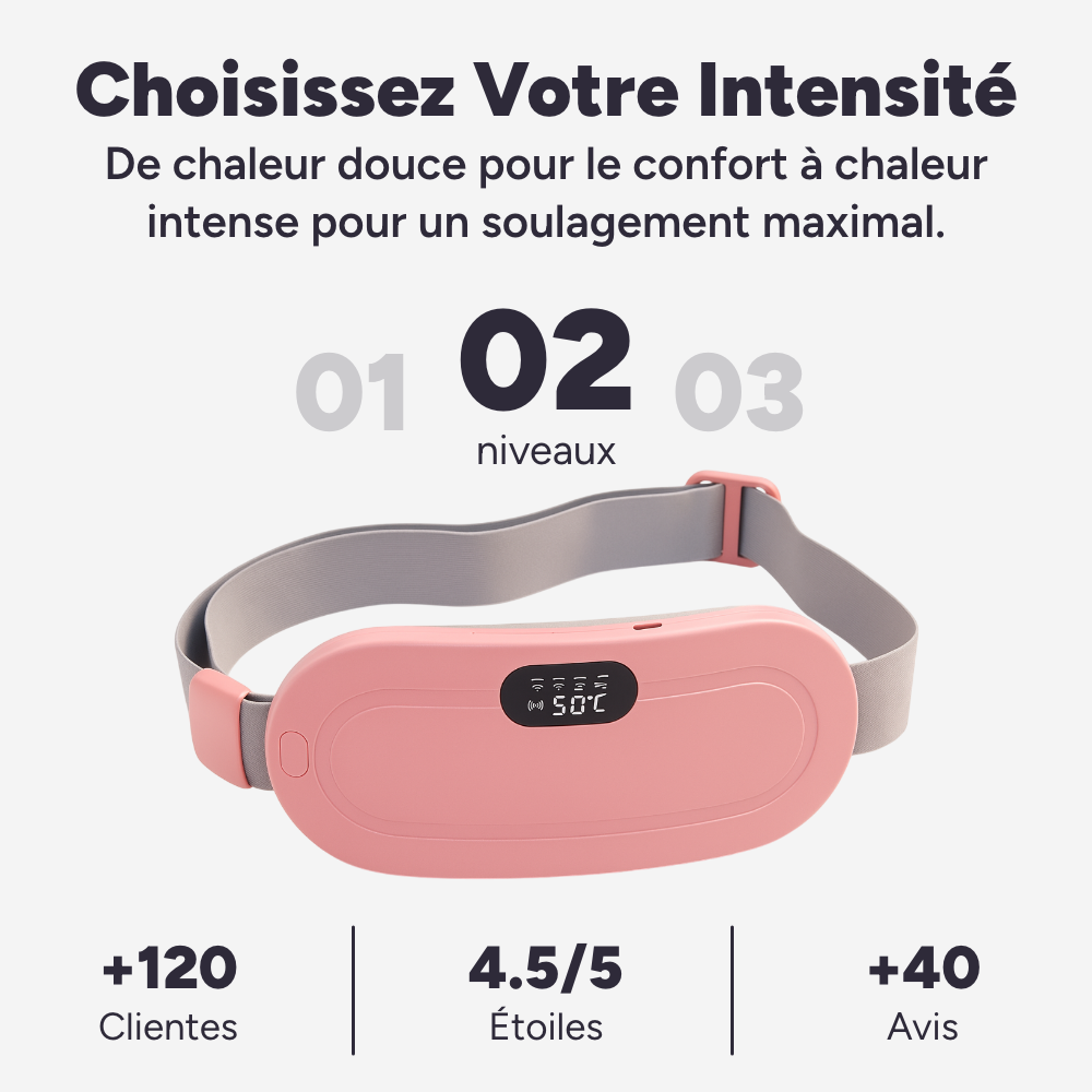 Ceinture chauffante menstruelle Madame Patch